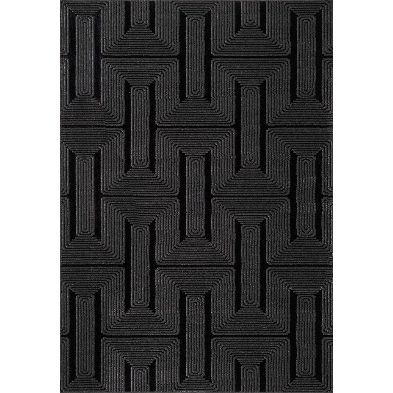 Solid Colour Area Rug, Rectangle 160 x 230 cm