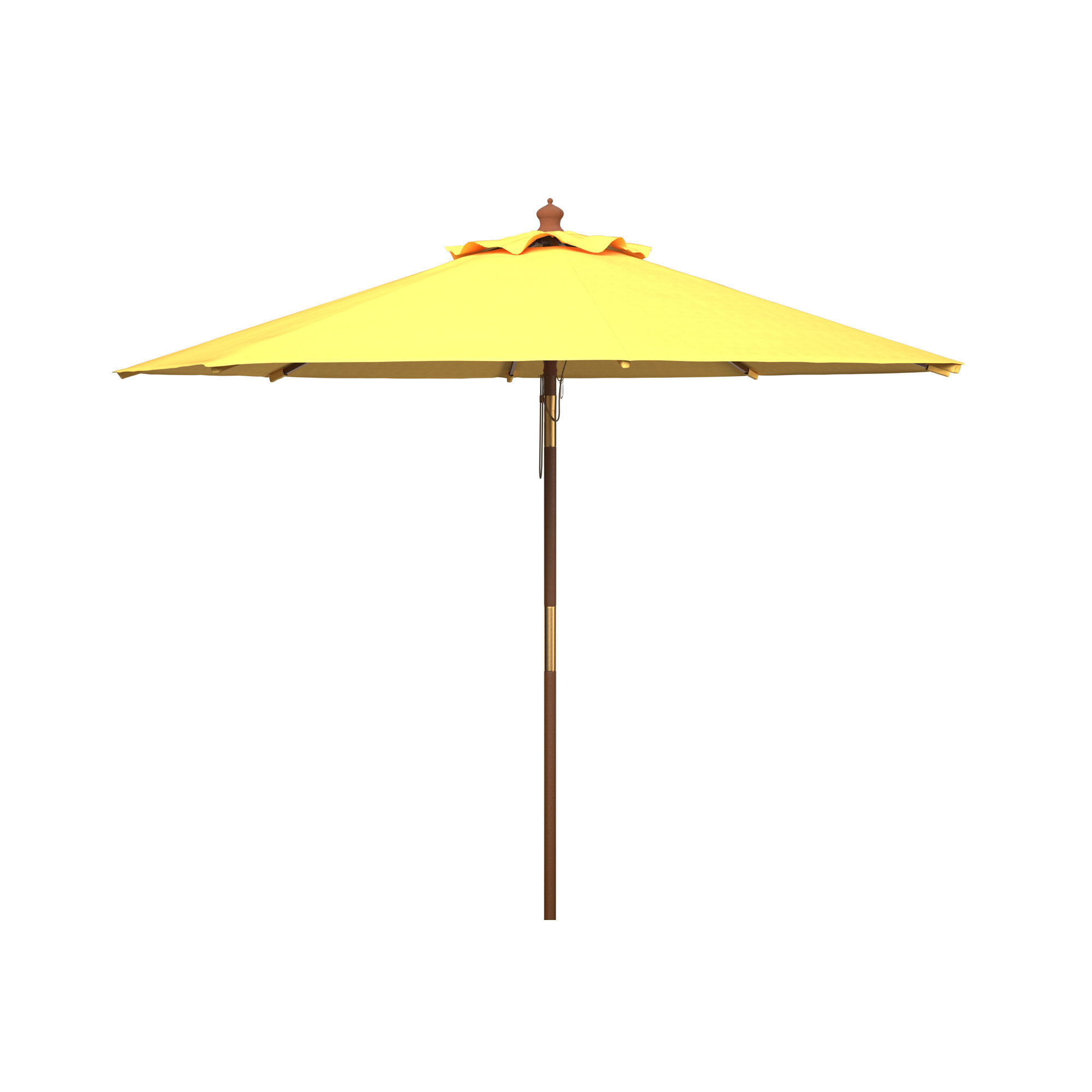 Aldan 9' Market Umbrella, Yellow