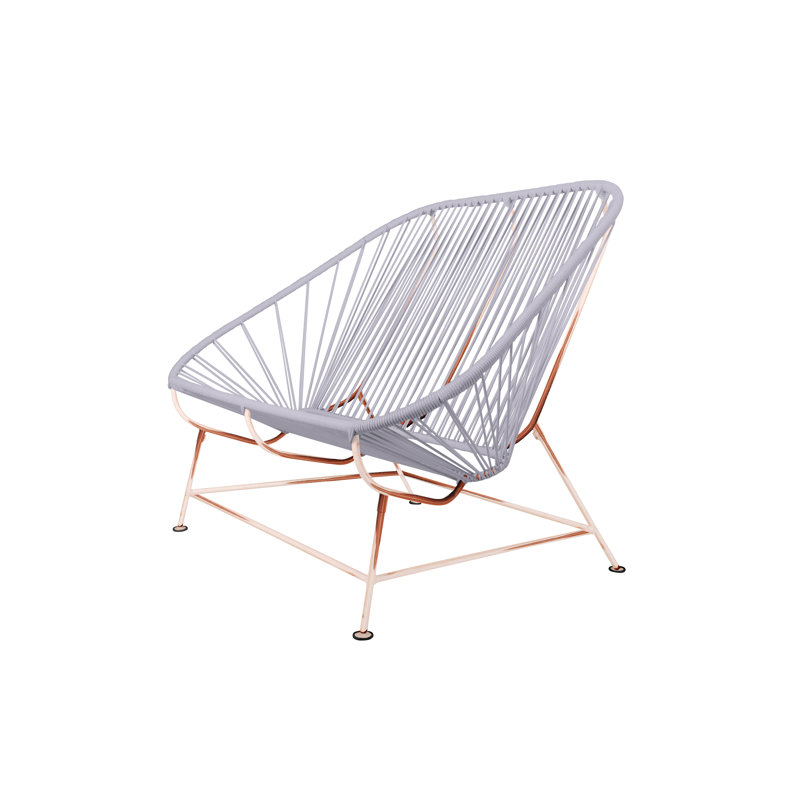 InLove Indoor/Outdoor Handmade Loveseat, Clear/Copper