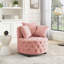 Chaise pivotante en velours-1282290956
