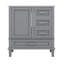 Armoire de salle de bain moderne avec 3 tiroirs-116306224