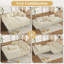 Canapé modulaire en velours côtelé avec méridienne Corduroy-508268466-508268465