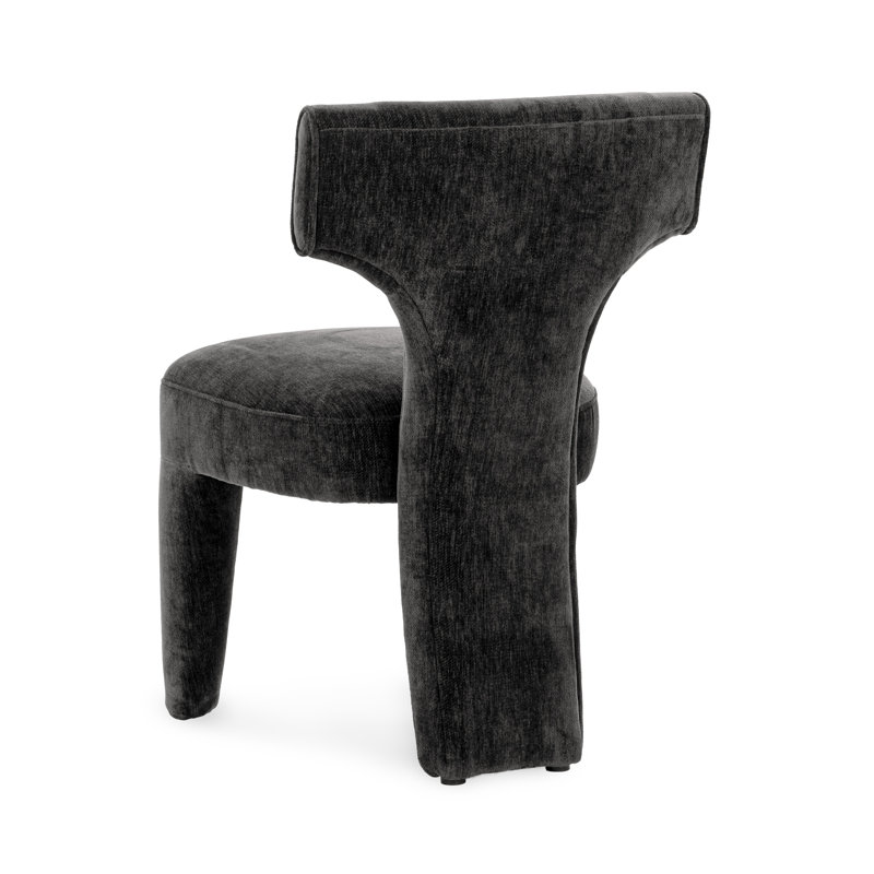 Khai Upholstered Dining Chair, Charcoal