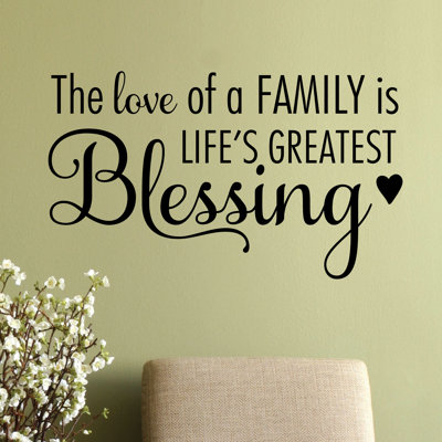 Text & Numbers Wall Decal