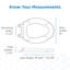 Slow-Close Elongated Non-Slip Toilet Seat