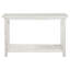 Console d'entrée en bois rustique avec tablette de rangement Castleton