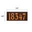 Woodgrain Mid-Century Rectangle Plaque, Standard Wall 1-line-94413653-94345449