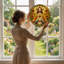 Panneau de vitrail Sacred Heart - 7,8H-1144872768