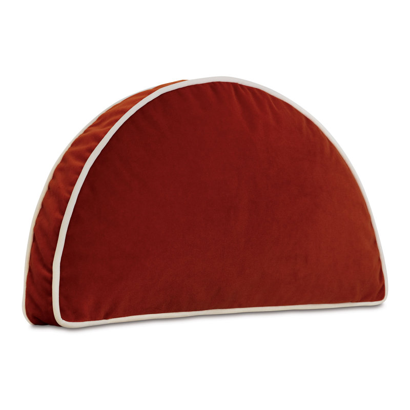 Uma Velvet Pillow Cover & Insert, Rust