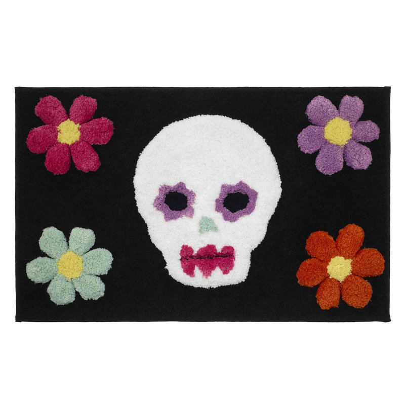 The Holiday Aisle® Sugar Skull Rug