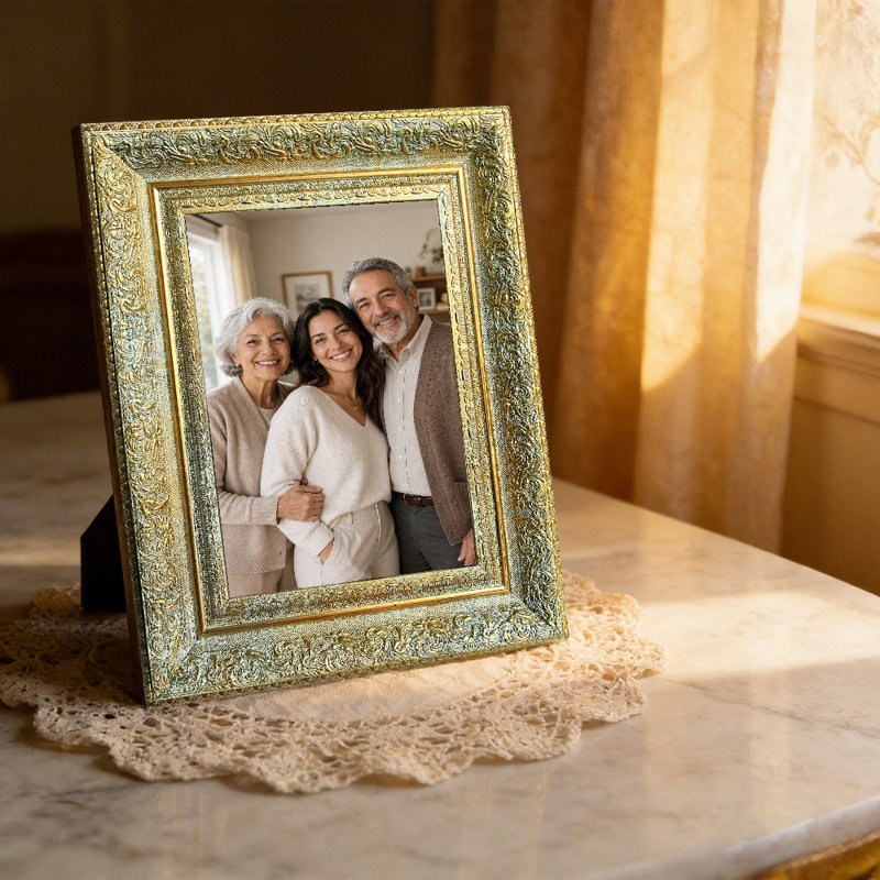 Cadre photo 11 "x 14" -3PCS, Doré