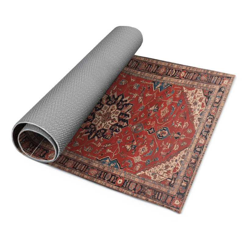 Tapis d'intérieur et d'extérieur brun Persian, Rectangulaire 3 pi x 5 pi