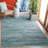Fales Rag Rug Hand Woven Cotton Striped Rug-1635965182