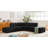 Issic Upholstered Curved Sectional with Ottoman Reversible-89266725