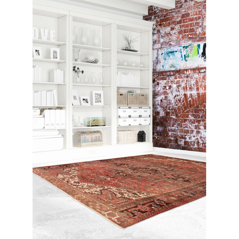 Tapis cuivre en laine 7 pi 9 po x 11 pi 1 po Kashanda