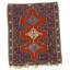 High-Quality Hand-Knotted Red And Navy Area Rug