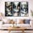 Black Floater Framed