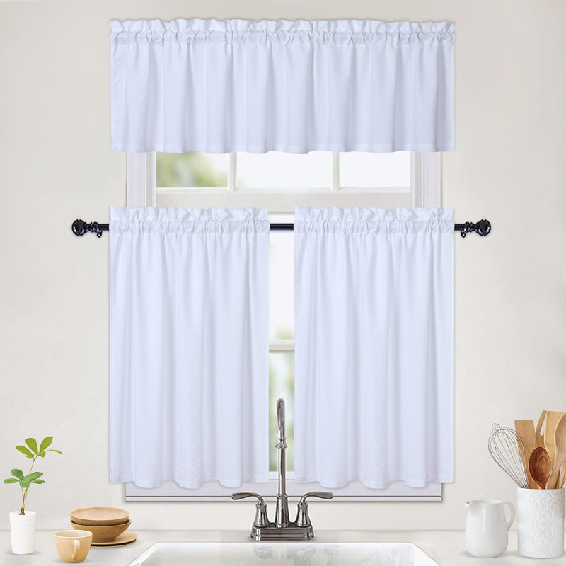 Kitchen Curtain, White