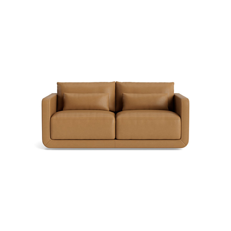 Eva Loveseat (70"), Bison Butterscotch Top Grain Leather