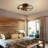 20.4" Bloneva Farmhouse Caged Ceiling Fan with Light Kit and Remote Control Included-1670758969