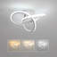 Modern LED Ceiling Light, 20W Modern Spiral Design LED Lamp-1962542797-1957698811