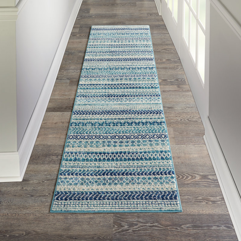 Gillsville Striped Rug, Runner 2'2" x 10'