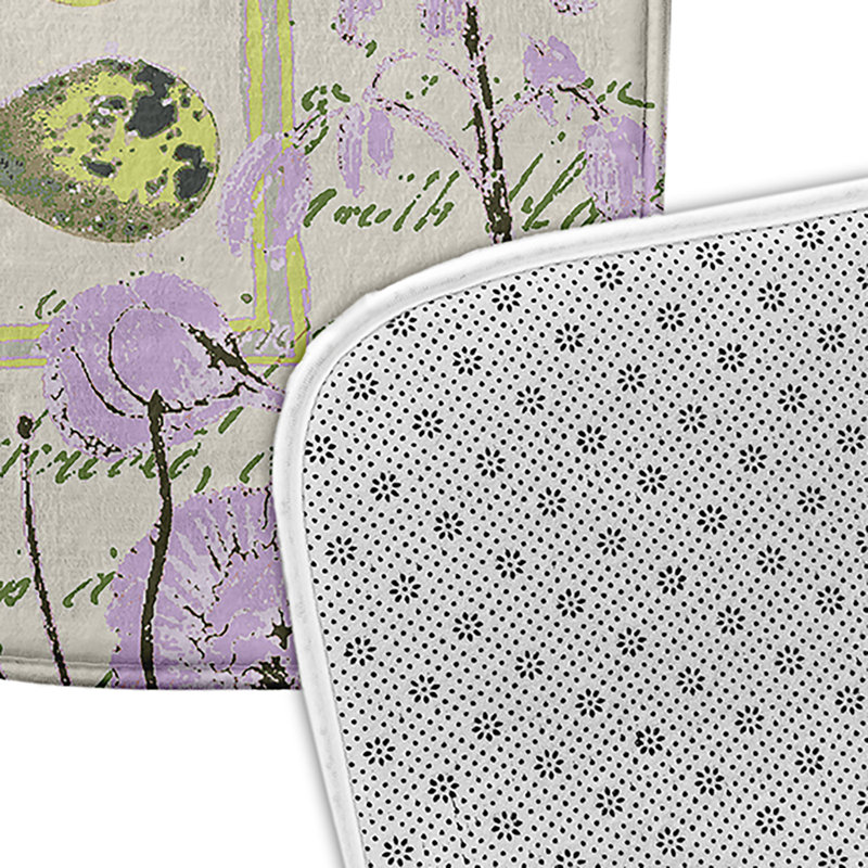 Tapis de bain Funky Junky, L 17 po x L 24 po, Mauve