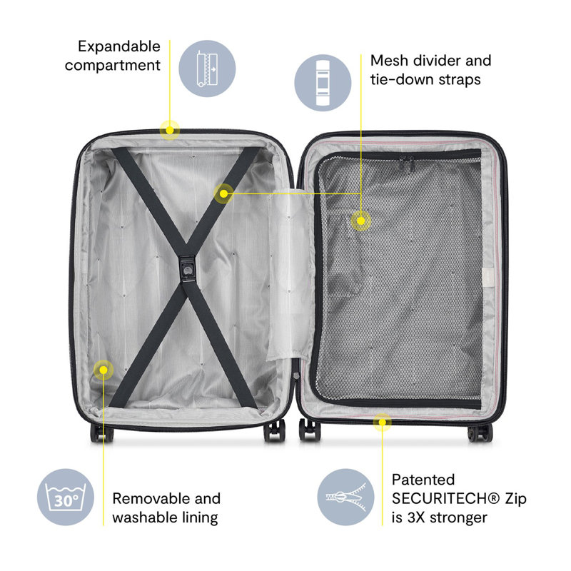 Ensemble 3 pièces de valises intelligentes Delsey