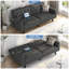 Canapé-lit futon convertible 63 pouces avec divan-lit et ports USB-111010868