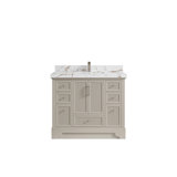 Alys 42'' Single Bathroom Vanity with Quartz Top