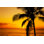 «Tropical Sunset» par Mariuszblach - photographie sur toile tendue
