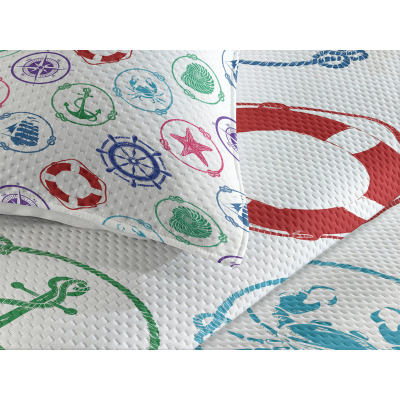 Coastal Polyester Coverlet