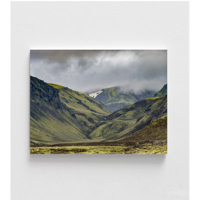 Mountains And Clouds Photography, Framed Rustic Nature Photo Print, Early Morning Landscape, Nature Photography Print, Mountain Wall Decor