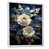 White Floater Framed