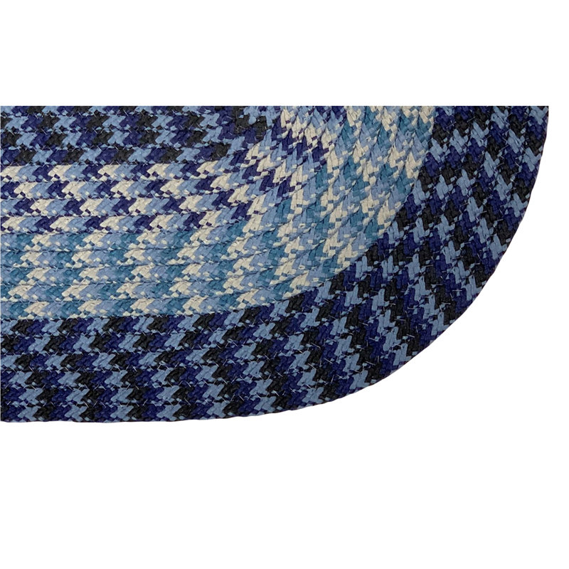 Tapis tressé Fontenay, 88 po x 112 po ovale