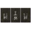 Crystal Barware V - Ensemble de 3 cadres flottants sur toile-97754076-97754075