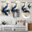 «Blue Heron Minimalisme Elegance I - Heron», impression sur toile-116707803