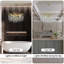 Lustre en cristal branche d'arbre de jardin 32 po-113309099-113309100-113309102