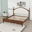 Lit plateforme en bois avec tête de lit tapissier-973198565-973198567
