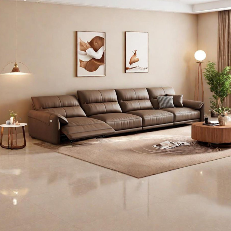 Stylish Premium Electric Sofa, 4, 35.43" H x 133.85" W x 37.4" D