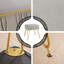 Tabouret d'appoint Nekita Steel-1392471957