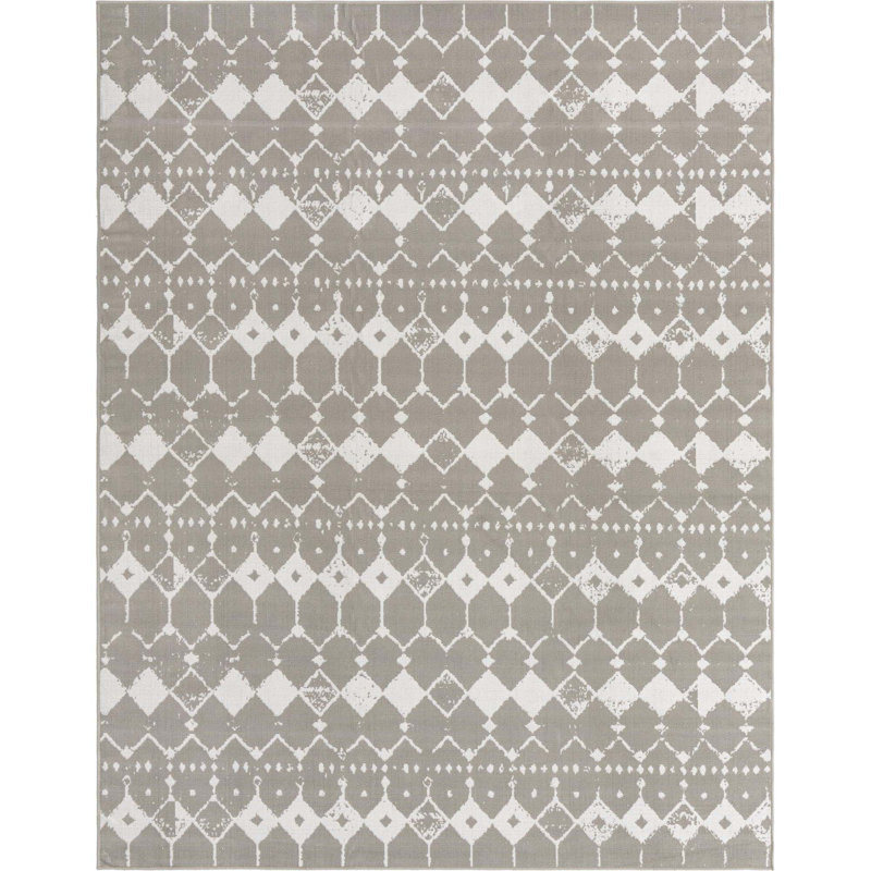 Geometric Indoor / Outdoor Rug, Rectangle 7'10" x 10'