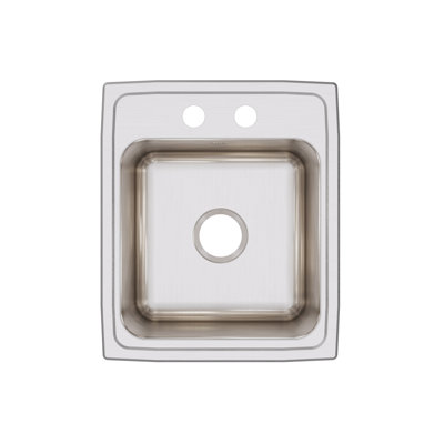 Lustertone 17" L x 20" W Drop-In Kitchen Sink