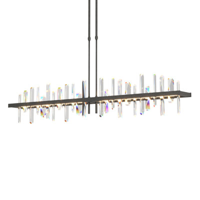 Luminaire suspendu linéaire pour îlot de cuisine Solitude