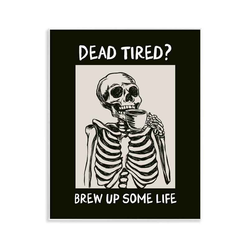 Plaque murale «Brew Up Life», design par JJ Design House LLC
