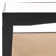 Manuia Square Glass And Linen Coffee Table