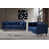 Velours bleu foncé