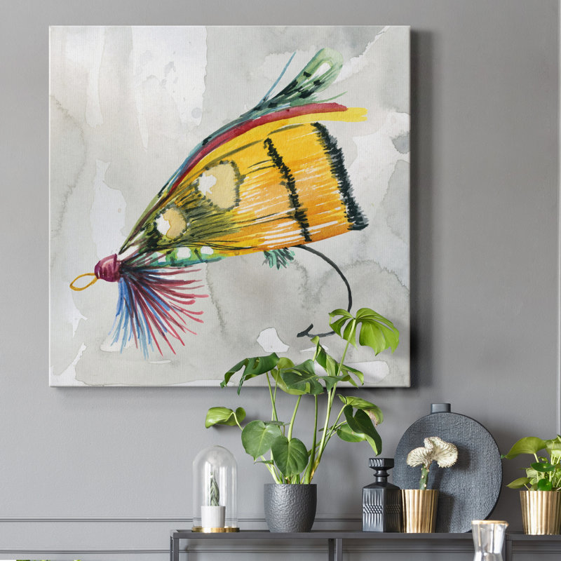 Fly Hook IV - reproduction sur toile tendue, H 40 po x l 40 po x P 1 po