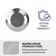LED Bi-Directional Indicator 4W 12V Magnetic Transformer
