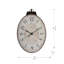 Horloge murale antique blanche 18 "x 29", horloge traditionnelle rétro